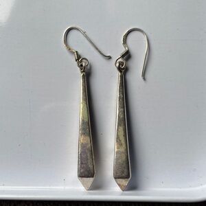 Elegant sterling Silver Drop Earrings